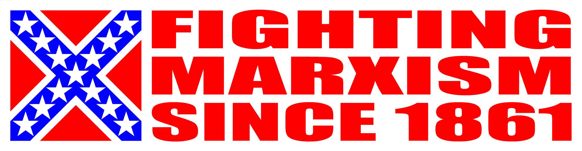 Fighting Marxism Sticker